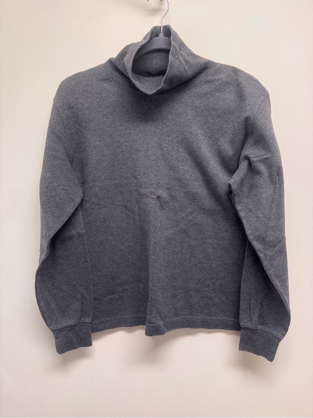 Harley-Davidson 100% Cotton Charcoal Gray Long Sleeve Turtleneck EUC Size L